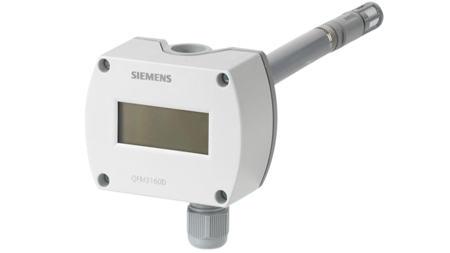 QFM3160D帶數顯風管溫濕度傳感器 風管溫濕度傳感器QFM3160D帶數顯